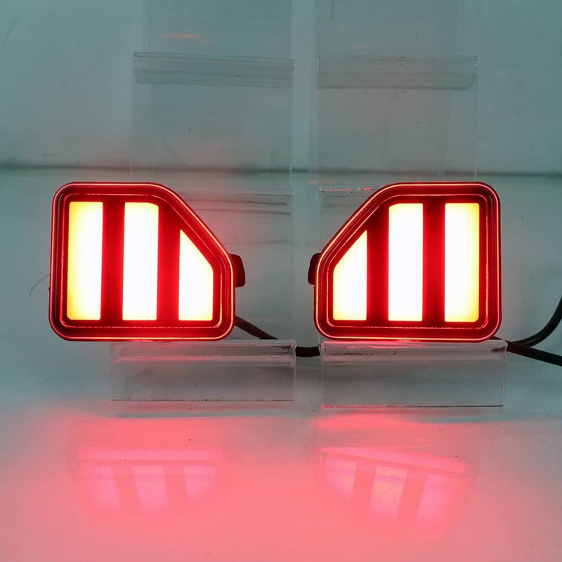 LED Rear Bumper Reflector Tail Light for Jeep Wrangler 2018-2023 - Image 2