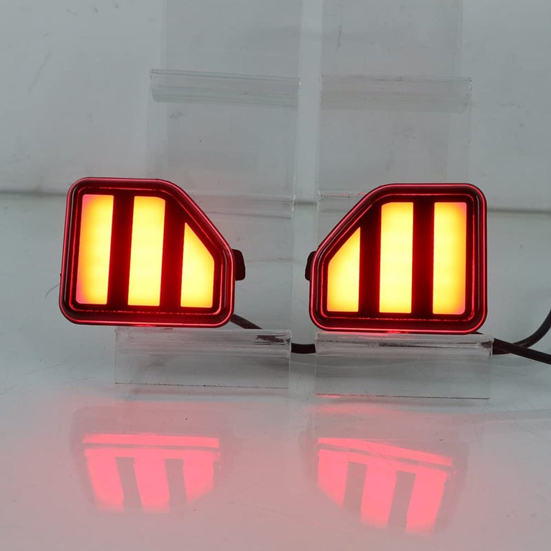 LED Rear Bumper Reflector Tail Light for Jeep Wrangler 2018-2023 - Image 3