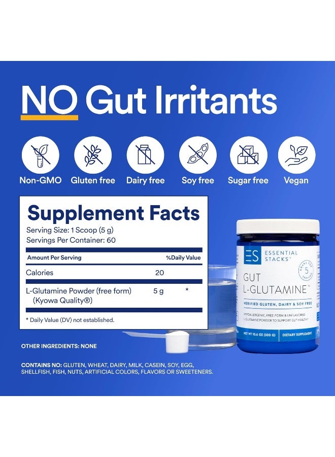 Essential Stacks Gut L-Glutamine Powder - Image 4