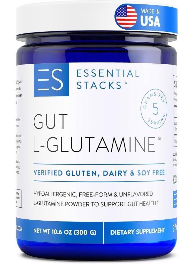 Essential Stacks Gut L-Glutamine Powder - Image 1