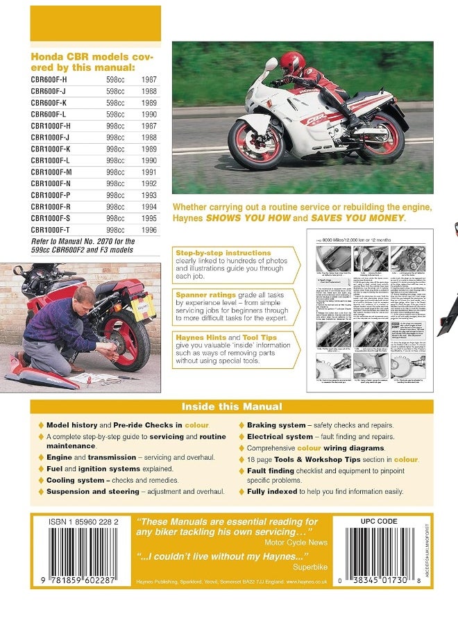 Honda CBR600F1 (87 -96)  - Image 3