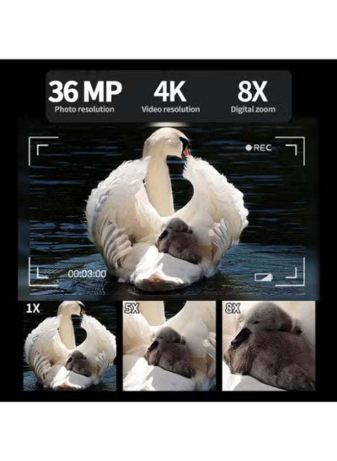 AROAQ Night Vision Goggles 36MP 4K Digital Infrared Night Vision Binoculars 3.2 Inch LCD 250-300M Viewing Range Day Night IR Photos  - Image 2