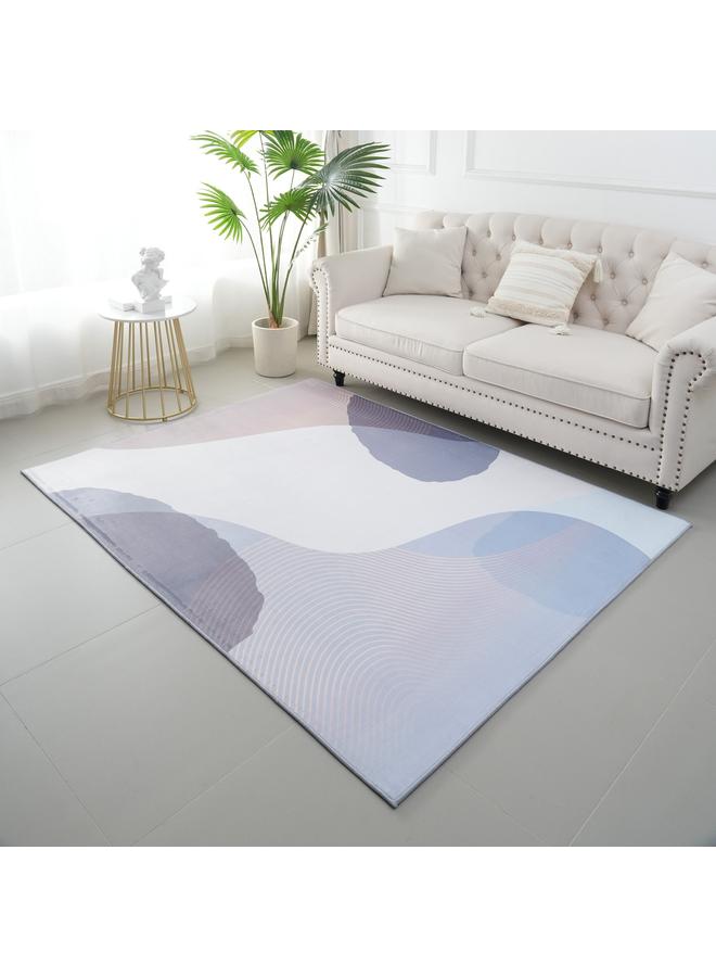 Wells Bahra Printed Flannel Rug 150X200 Cm - Image 1