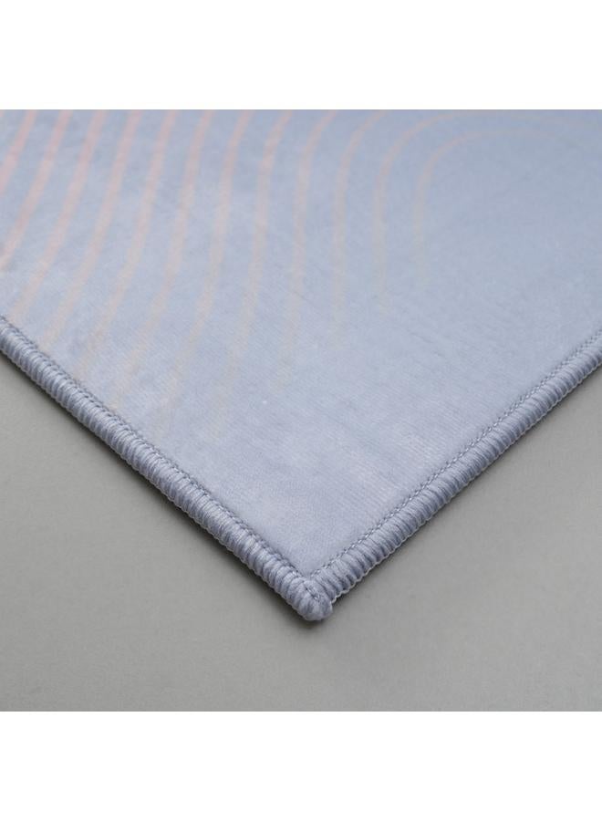 Wells Bahra Printed Flannel Rug 150X200 Cm - Image 3