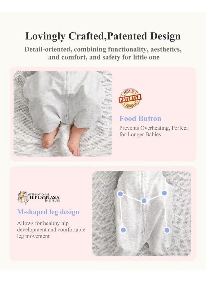 KIDIRA - KIDIRA Swaddle for Newborns, Baby Swaddles 1-3 Months 5-13lb, Arms Up Swaddle 1-3 Months Newborn with Moisture-Wicking Fabric, Promotes Healthy Hip Development, 2-Way Zipper & Foot Buttons, 1Pack - Image 1