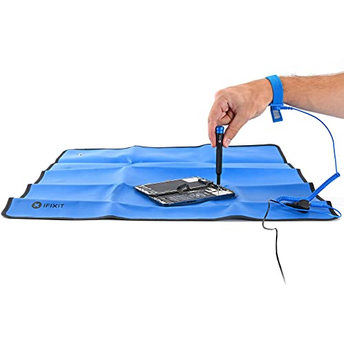 iFixit Portable Anti-Static Mat - ESD Pad, Wrist Strap, Grounding Cord for Electronics Repair - Image 2