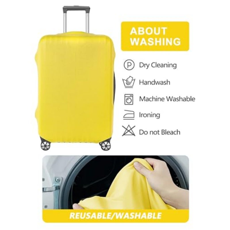 Homarket Travel Luggage Cover 18-32 Inch Elastic Suitcase Protector with Anti-Scratch and Dirt-Resistant Spandex Washable Baggage Covers for Travel Business Trip - Image 4