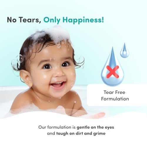Mylo Baby Body Wash and Shampoo 200 ml | Gentle Cleansing Head-to-Toe | Tear Free Formulation | Made Safe Certified | Dermatologically Tested - Image 4