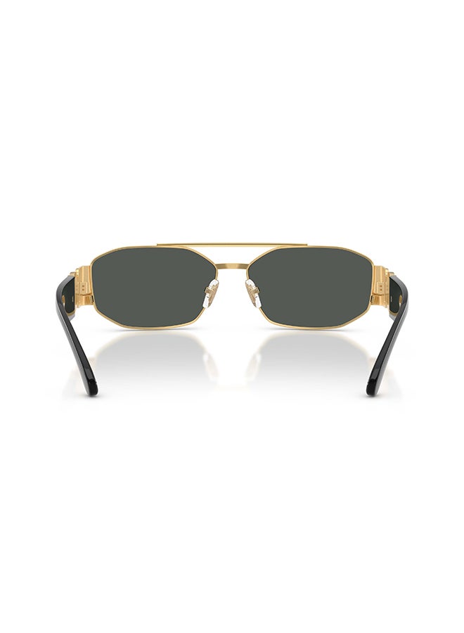 VERSACE Men VE2287 100287 Full Rim Irregular Sunglasses - Lens Size: 58 mm - Image 4
