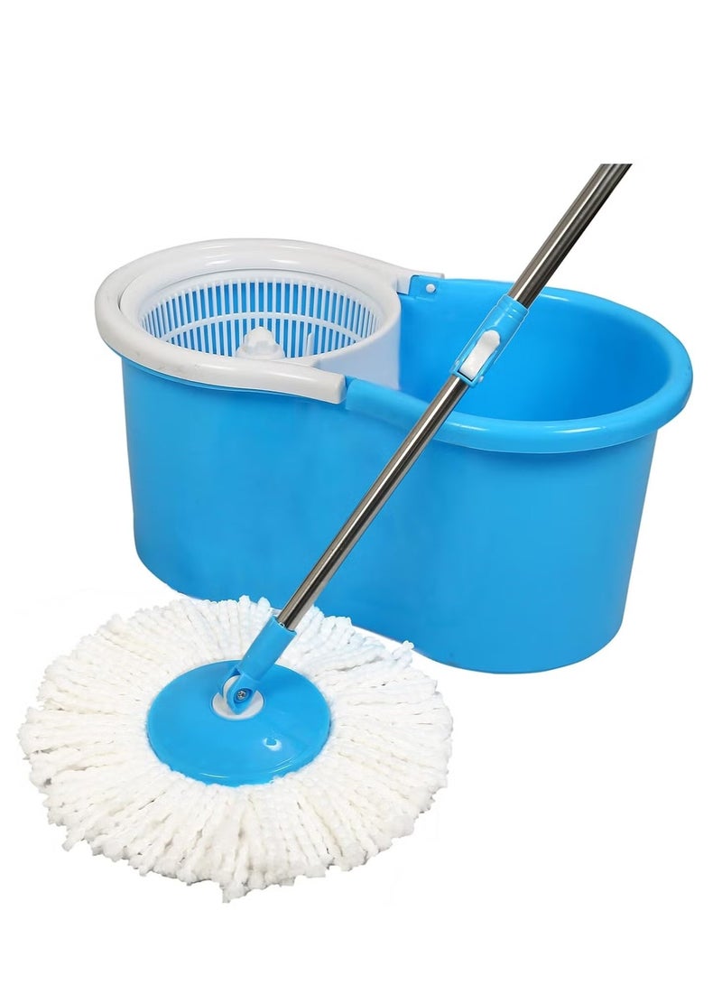 Elegant 360 Spin Mop Bucket Set - Blue - Image 1