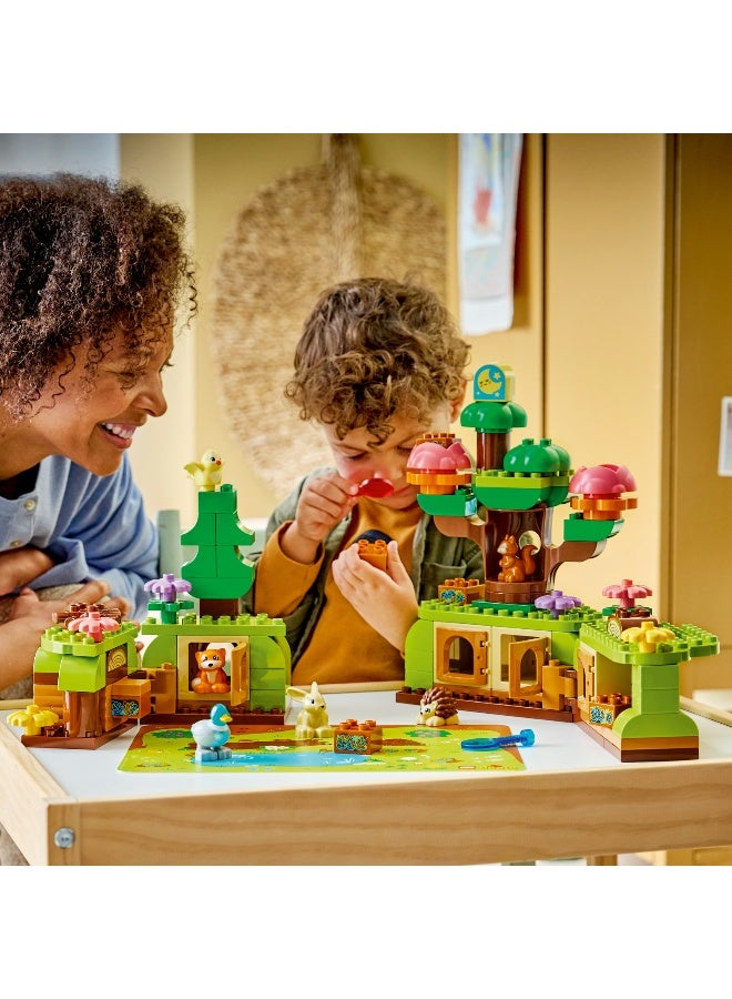LEGO DUPLO Discovery Forest with Wild Animals 10480 Building Toy Set (820 Pieces) - Image 3