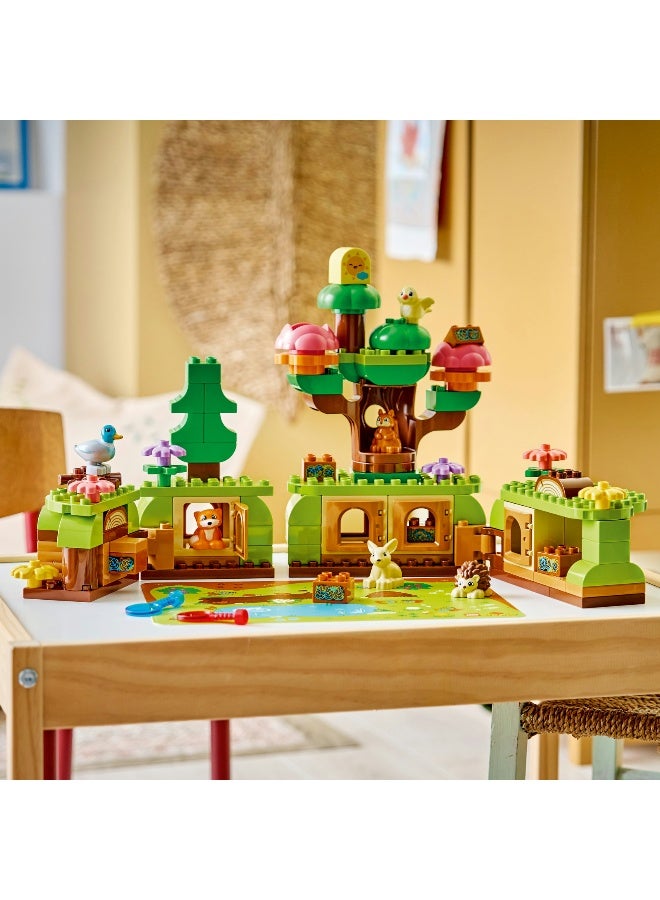 LEGO DUPLO Discovery Forest with Wild Animals 10480 Building Toy Set (820 Pieces) - Image 5