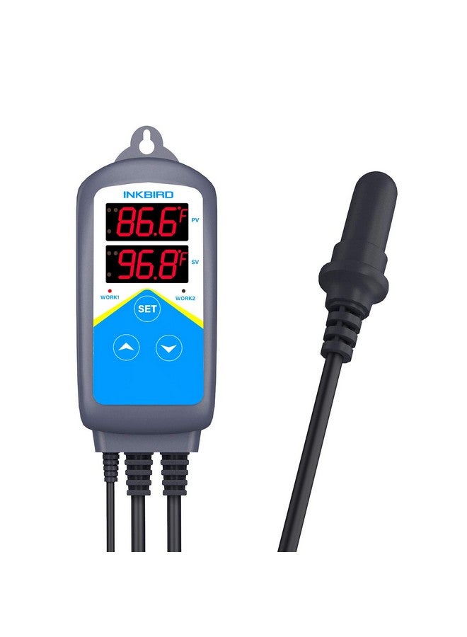 INKBIRD Digital Outlet Heat Temperature Controller With Day Night Control For Brewing Aquarium Breeding Reptiles Hatching Heat Mat  - Image 3