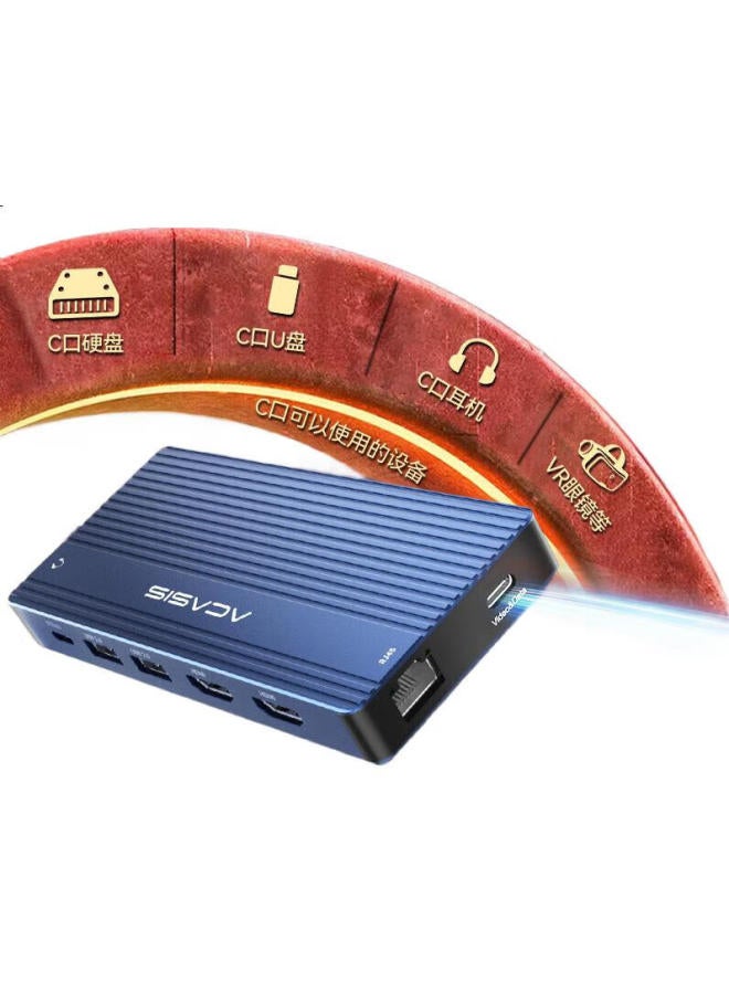 Acasis Type-C 3.2 Expansion Dock Usb-C To Dual Hdmi Thunderbolt 4 Expansion Dock Four-Screen Different Display 10G Transfer 4K 60Hz Multi-Screen Expansion Full-Function C Video Port Ds-0203 - Image 1