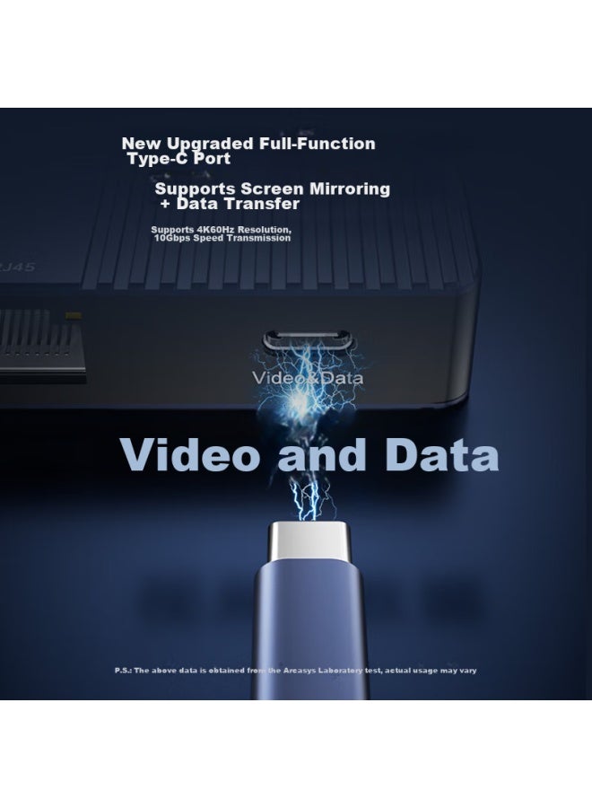 Acasis Type-c 3.2 Expansion Dock Usb-c To Dual Hdmi Thunderbolt 4 Expansion Dock Four-screen Different Display 10g Transfer 4k 60hz Multi-screen Expansion Full-function C Video Port Ds-0203 - Image 2