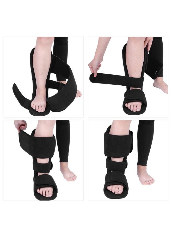 klarako Foot Drop Brace Corrector Night Plantar Fasciitis Sleep Foot Support for Left and Right Feet Eases Symptoms of Achilles Tendonitis Provides Support for Heel Pain(L (size 44-47)) - Image 2