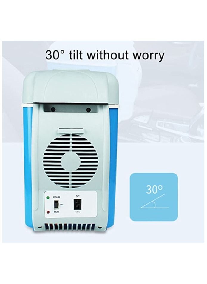 Generic - Camping Fridge Portable Mini Car Fridge Hot and Cold 7.5 Liter with Adjustable Shoulder Strap Electric Cool Box Run Quietly for Camping Road Trip travel party and Picnic - Image 1