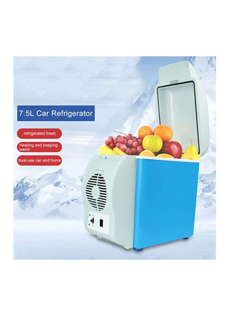Generic - Camping Fridge Portable Mini Car Fridge Hot and Cold 7.5 Liter with Adjustable Shoulder Strap Electric Cool Box Run Quietly for Camping Road Trip travel party and Picnic - Image 1