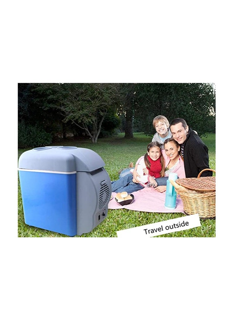 Generic - Camping Fridge Portable Mini Car Fridge Hot and Cold 7.5 Liter with Adjustable Shoulder Strap Electric Cool Box Run Quietly for Camping Road Trip travel party and Picnic - Image 1