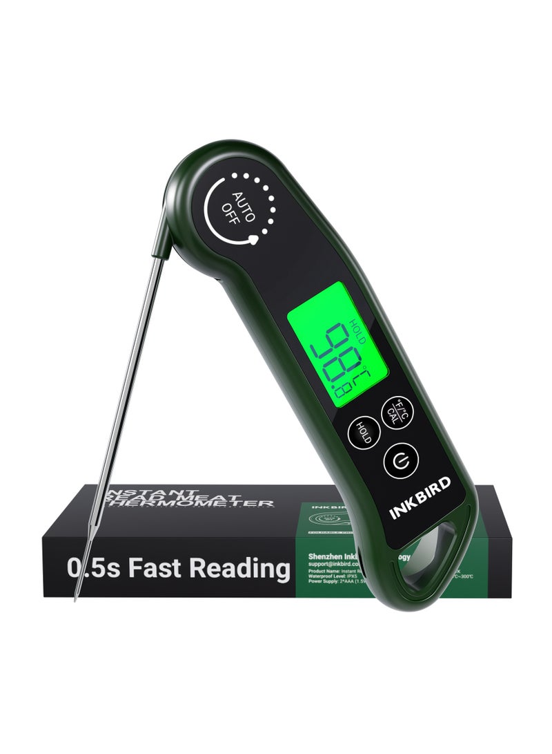 INKBIRD Instant Read Meat Thermometer RHT-11K, 0.5 Sec Fast Reading, Super Accurate Detection, Portable Food Thermometer for Cooking, BBQ, Baking, Deep Frying