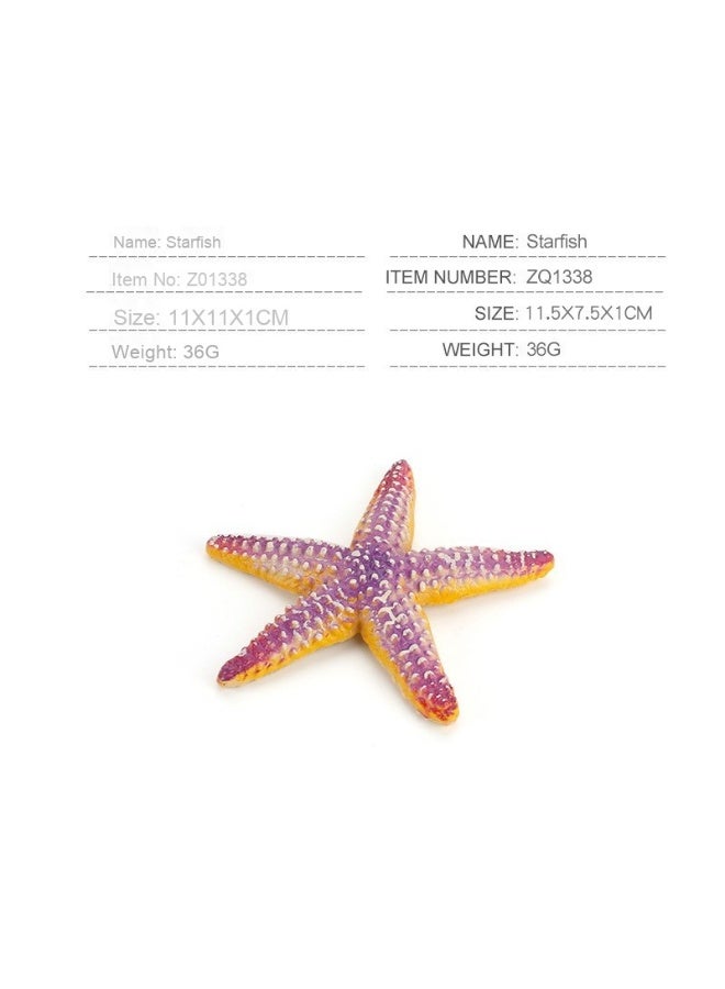 نيبمينينت نموذج حيوانات تعليمية للأطفال - نجم البحر المحاكي للحياة البحرية