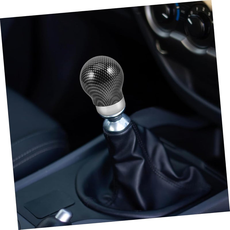 PRETYZOOM Carbon Fiber Gear Shift Knob Spherical Handle for Comfortable Grip Lightweight Design for Changes Durable Car Modification Part - Image 5