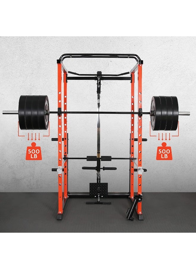 RitFit J Hooks Power Rack 2x2 Attachments, J Cups for Squat Rack, Barbell Bar Holder of Power Cage Accessories, 2/Set with Rubber Liners Easy Rack/Unrack Bar Design