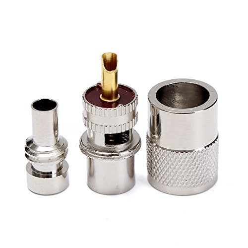 ESUMIC PL259 Solder Connector Plug with Reducer for RG8X Coaxial Coax Cable 10Pack - Image 3