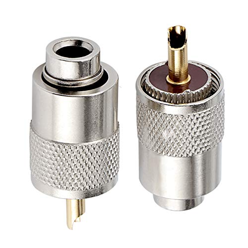 ESUMIC PL259 Solder Connector Plug with Reducer for RG8X Coaxial Coax Cable 10Pack - Image 5