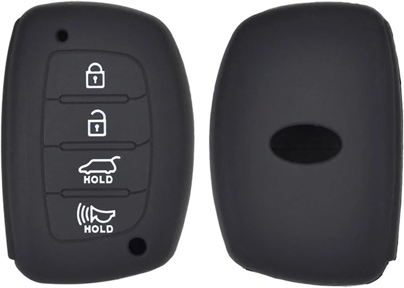 QASULER Silicone Key Case Cover for Hyundai - Image 1