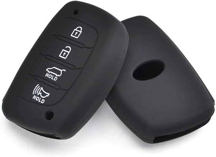 QASULER Silicone Key Case Cover for Hyundai - Image 3
