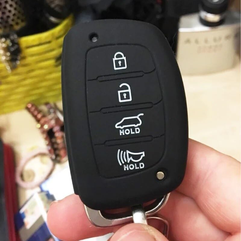 QASULER Silicone Key Case Cover for Hyundai - Image 5