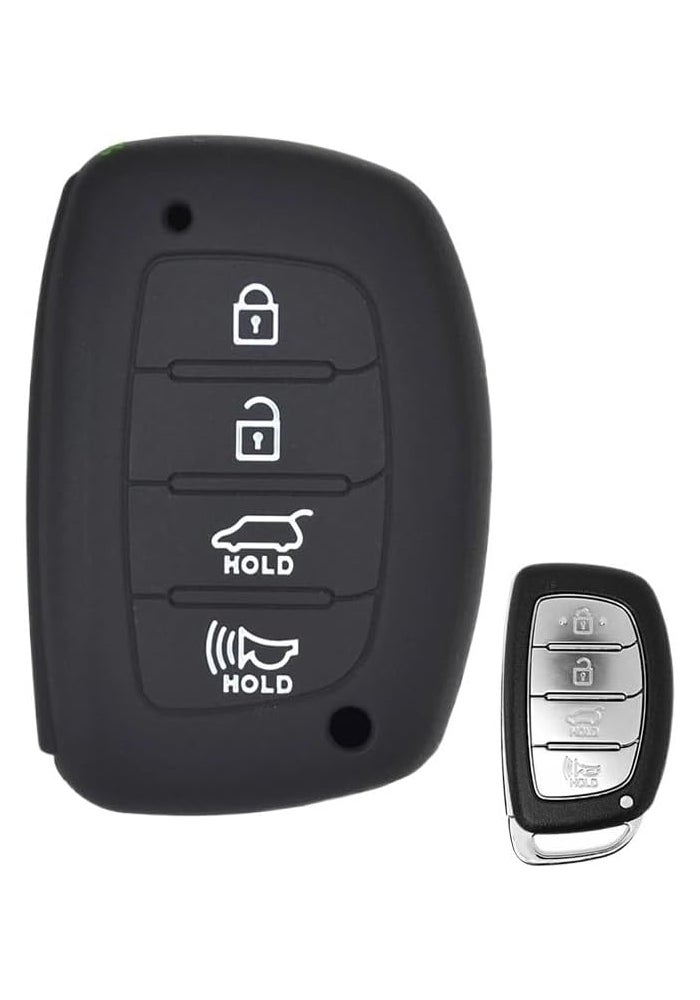 QASULER Silicone Key Case Cover for Hyundai - Image 4