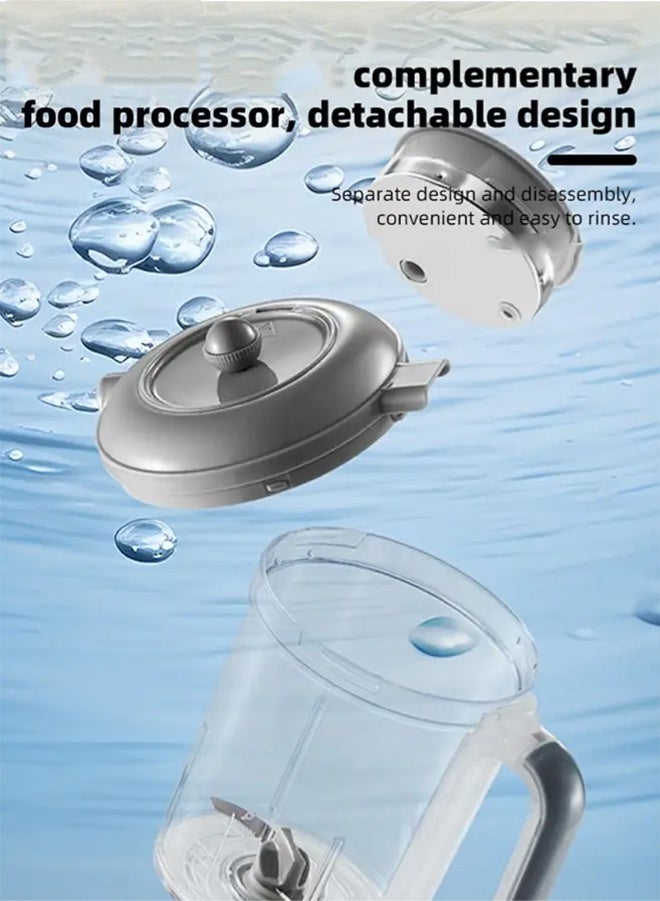 APEX 4 in 1 Baby Food Processor, Baby Food Maker with Smart Control, Multifunctional Steaming Blender with Steam Pot, Baby Food Dispenser, Auto Cooking and Grinding, Warming Milks, BPA Free, White - Image 3