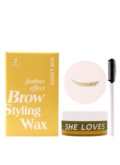 She Loves Clear Color/Brown Eyebrow Waterproof Quick Dry Natural Wild Eyebrow Styling Wax  - Image 1