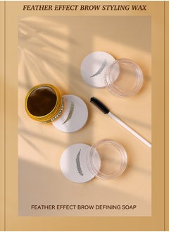 She Loves Clear Color/Brown Eyebrow Waterproof Quick Dry Natural Wild Eyebrow Styling Wax  - Image 5