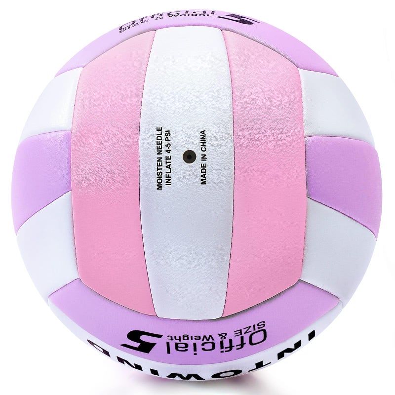 Volleyball Soft Touch Volleyballs Beach Volleyball Outdoor Indoor Volleyballs Beach Park Gym Games Training Official Size 5 - Image 3