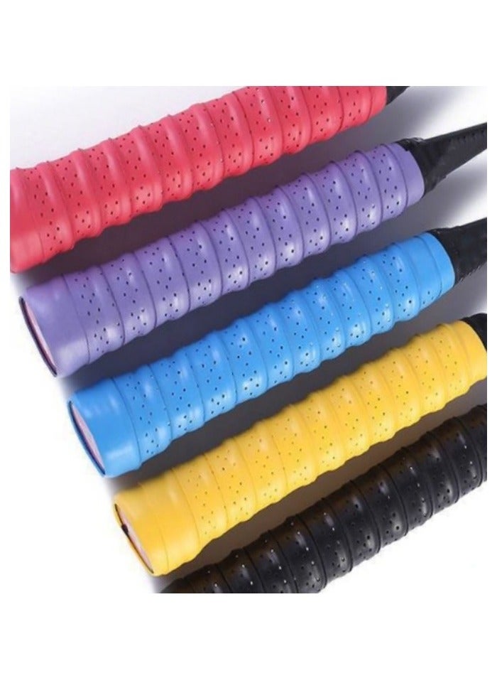 إمساك جديد لمضارب التنس - مضاد للانزلاق - مثالي للتنس، الريشة الطائرة، والبيكليبول، يمتص العرق بفعالية. - Image 1