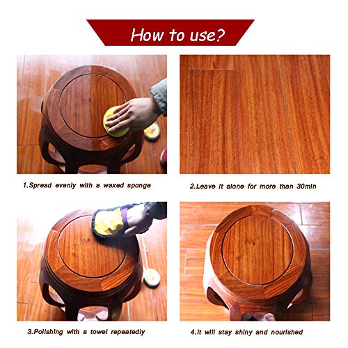 TooGet Wood Seasoning Beeswax Furniture Polish & Restoration Care Beeswax, Suit for Woods & Furniture, Bamboo, Wooden Surfaces, Wood Polish Protection - 7OZ - Image 4