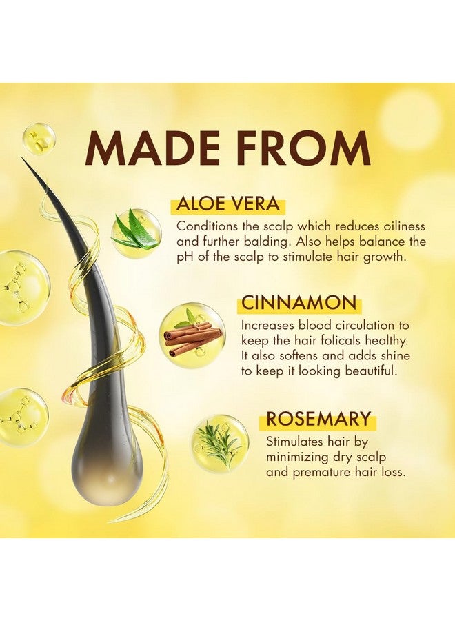 دومينيكان ماجيك هير فوليكيل مضاد للشيخوخة، قطرة فروة الرأس، تونيك الشعر مع إكليل الجبل والقرفة، جوتيرو مضاد للديدان، يساعد على تحفيز نمو الشعر (4.4 أونصة سائلة (عبوة من قطعة واحدة)) - Image 3