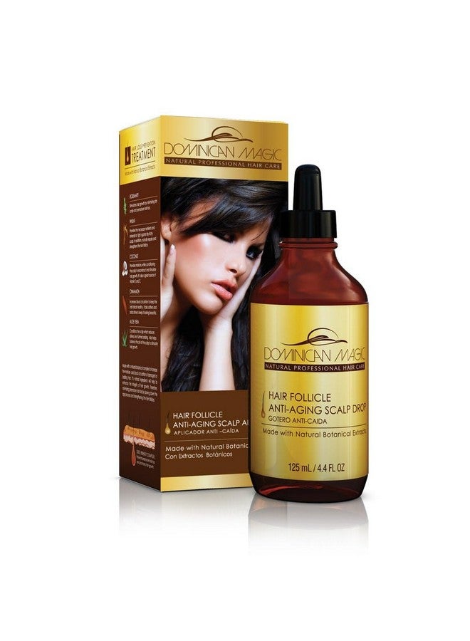 دومينيكان ماجيك هير فوليكيل مضاد للشيخوخة، قطرة فروة الرأس، تونيك الشعر مع إكليل الجبل والقرفة، جوتيرو مضاد للديدان، يساعد على تحفيز نمو الشعر (4.4 أونصة سائلة (عبوة من قطعة واحدة)) - Image 1