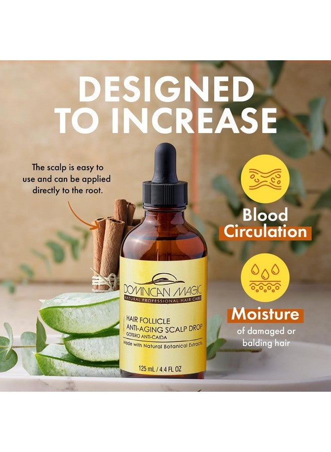 دومينيكان ماجيك هير فوليكيل مضاد للشيخوخة، قطرة فروة الرأس، تونيك الشعر مع إكليل الجبل والقرفة، جوتيرو مضاد للديدان، يساعد على تحفيز نمو الشعر (4.4 أونصة سائلة (عبوة من قطعة واحدة)) - Image 4