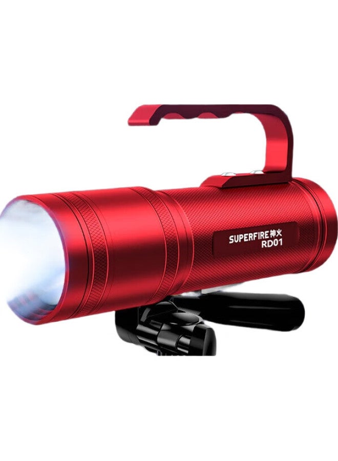 SupFire Rd01 Blue Light Fishing Lamp, Laser Cannon, High-Power Night Fishing Light, Ultra-Bright Strong Light Flashlight, Four Light Sources, Platform Fishing Tripod - Image 2