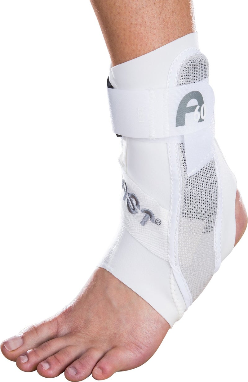 دعامة كاحل Aircast A60 القدم اليسرى بيضاء حجم صغير حذاء للرجال 47 للنساء 585