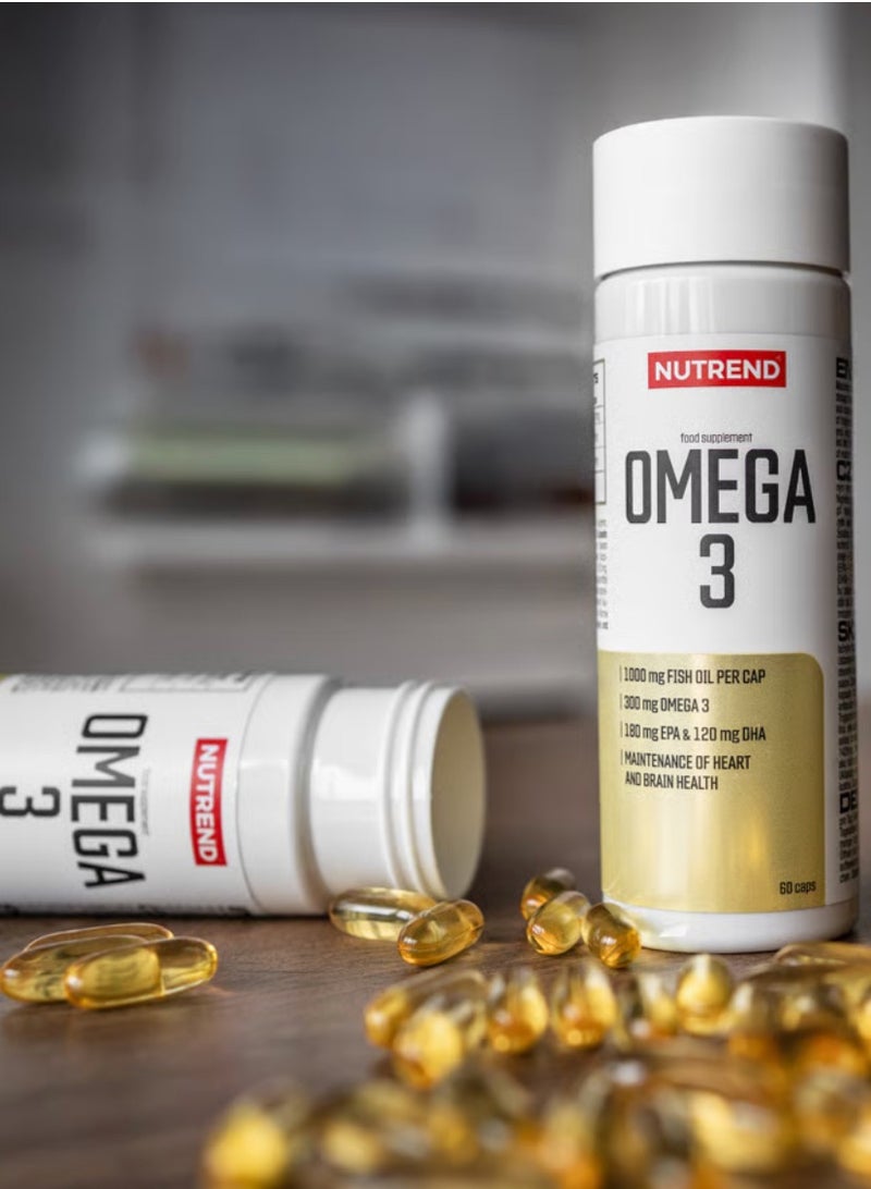 NUTREND Omega‑3 60 Softgel Caps – 1000 mg Fish Oil - Image 2