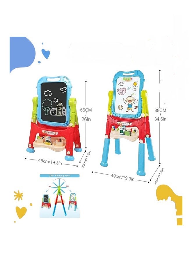 Magnetic Drawing Board for Toddlers (Blue)