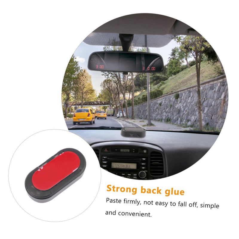 2 Pack Solar Car Warning Flashing Lights with Auto Sensor USB Rechargeable Alarm - Image 5