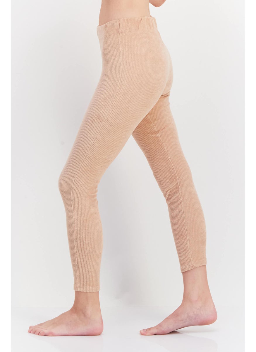 Etam Women Textured Pyjama Pants, Beige  - Image 4