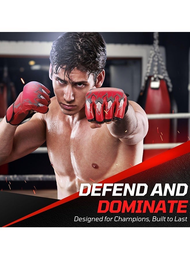 Sweet Life MMA Gloves Fingerless Boxing Gloves for Men, Women & Teens - UFC Grappling Kickboxing Training  Mitts - Image 3