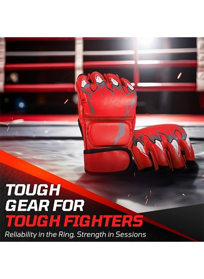 Sweet Life MMA Gloves Fingerless Boxing Gloves for Men, Women & Teens - UFC Grappling Kickboxing Training  Mitts - Image 2